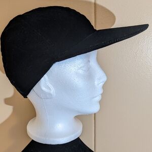 Vintage Black Velour Cap